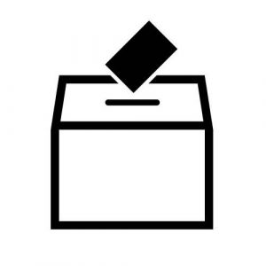 simple ballot box drawing